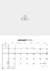 A3 Wall Calendar