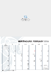 2025 Calendar - Te Reo
