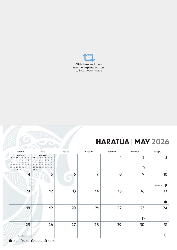 2025 Calendar - Te Reo