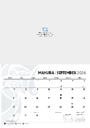 2025 Calendar - Te Reo