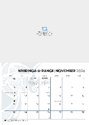 2025 Calendar - Te Reo