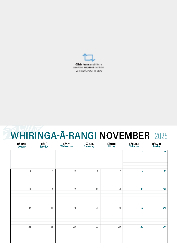 2025 Calendar - Te Reo