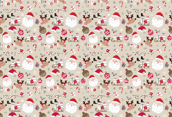 Santa Christmas Wrapping Paper