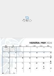 A3 Wall Calendar - Te Reo